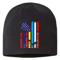 Back Up Terry Put It In Reverse Firework flag 4th Of July Sustainable Beanie