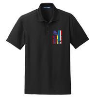 Back Up Terry Put It In Reverse Firework flag 4th Of July Dry Zone Grid Polo
