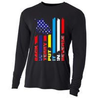 Back Up Terry Put It In Reverse Firework flag 4th Of July Cooling Performance Long Sleeve Crew
