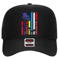 Back Up Terry Put It In Reverse Firework flag 4th Of July Trucker Hat