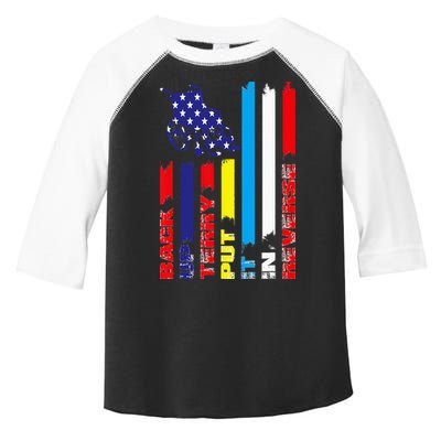 Back Up Terry Put It In Reverse Firework flag 4th Of July Toddler Fine Jersey T-Shirt