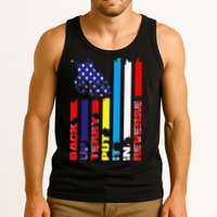Back Up Terry Put It In Reverse Firework flag 4th Of July Tank Top