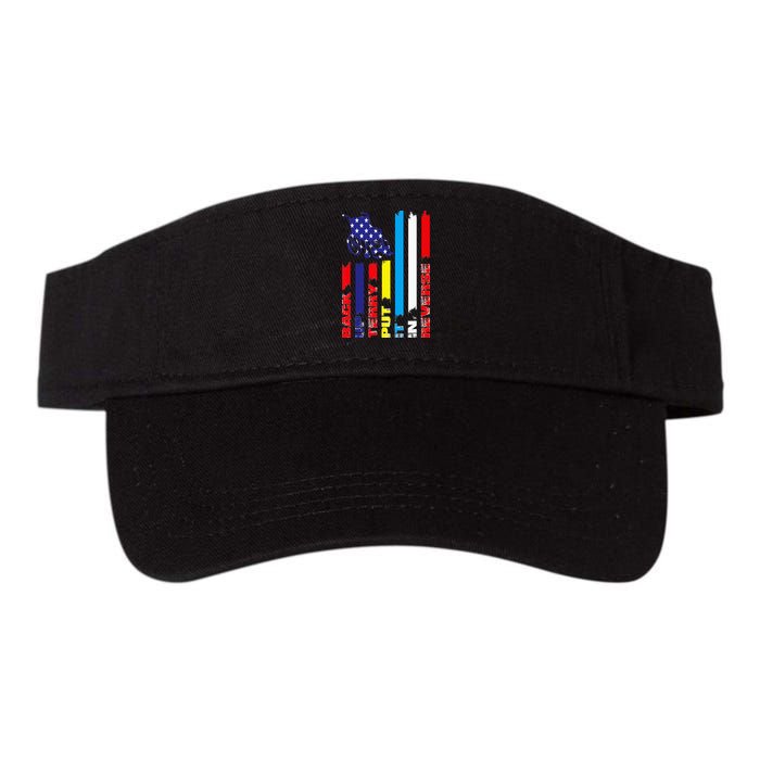 Back Up Terry Put It In Reverse Firework flag 4th Of July Visor