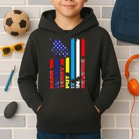 Back Up Terry Put It In Reverse Firework flag 4th Of July Kids Hoodie