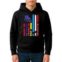 Back Up Terry Put It In Reverse Firework flag 4th Of July Kids Hoodie