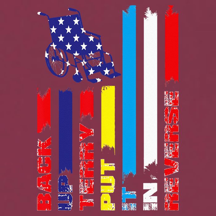Back Up Terry Put It In Reverse Firework flag 4th Of July 16oz Travel Tumbler