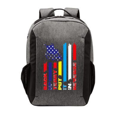 Back Up Terry Put It In Reverse Firework flag 4th Of July Vector Backpack