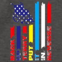 Back Up Terry Put It In Reverse Firework flag 4th Of July Vector Backpack