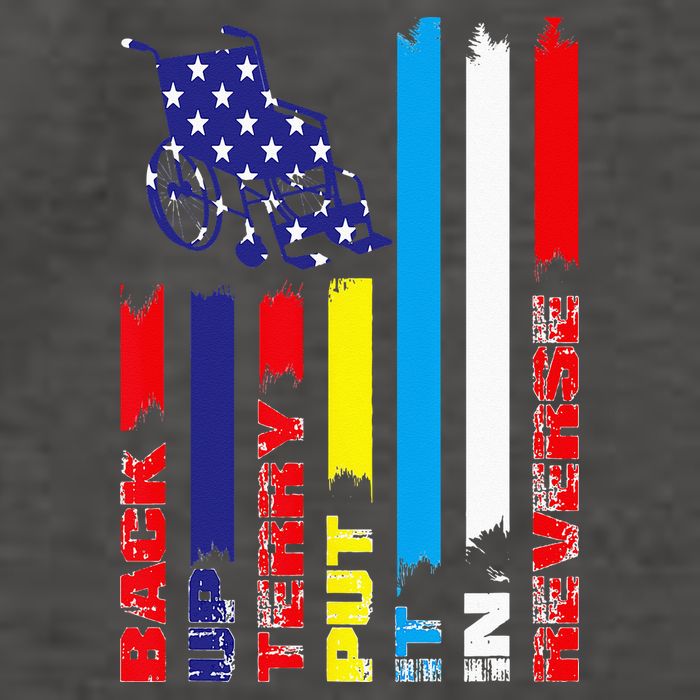Back Up Terry Put It In Reverse Firework flag 4th Of July Vector Backpack