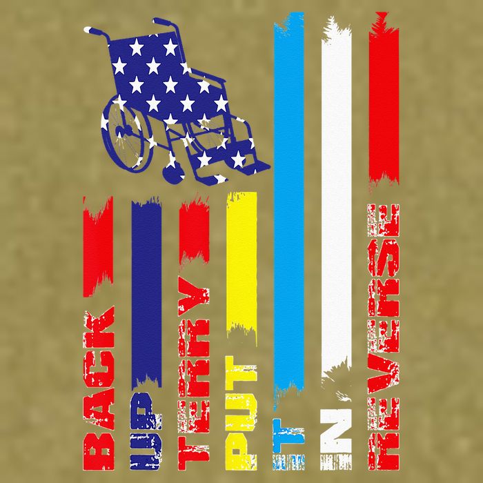 Back Up Terry Put It In Reverse Firework flag 4th Of July Garment-Dyed Women's Muscle Tee