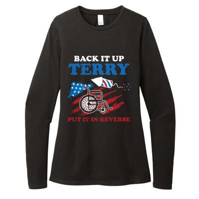 Back Up Terry Put It In Reverse 4th Of July Funny Patriotic Gift Womens CVC Long Sleeve Shirt