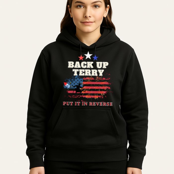 Back Up Terry Put It In Reverse Firework Funny 4th Of July Hoodie