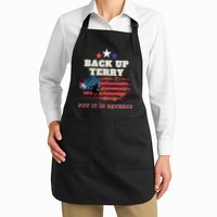 Back Up Terry Put It In Reverse Firework Funny 4th Of July Apron