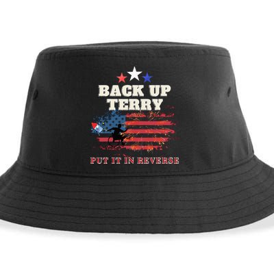Back Up Terry Put It In Reverse Firework Funny 4th Of July Sustainable Bucket Hat