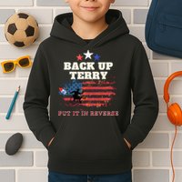 Back Up Terry Put It In Reverse Firework Funny 4th Of July Kids Hoodie
