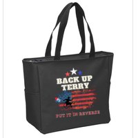 Back Up Terry Put It In Reverse Firework Funny 4th Of July Zip Tote Bag