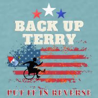 Back Up Terry Put It In Reverse Firework Funny 4th Of July Sueded Cloud Jersey T-Shirt