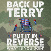 Back Up Terry Put It In Reverse Firework Funny 4th Of July Legacy Tie Dye Trucker Hat