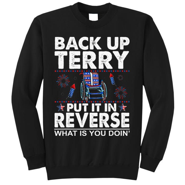 Back Up Terry Put It In Reverse Firework Funny 4th Of July Sweatshirt
