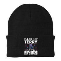 Back Up Terry Put It In Reverse Firework Funny 4th Of July Beanie