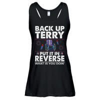 Back Up Terry Put It In Reverse Firework Funny 4th Of July Ladies Essential Flowy Tank
