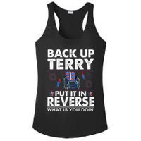 Back Up Terry Put It In Reverse Firework Funny 4th Of July Ladies PosiCharge Competitor Racerback Tank