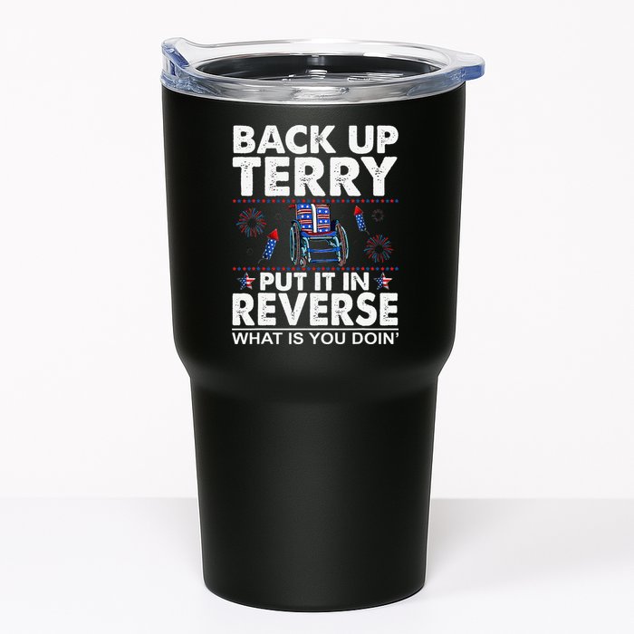 Back Up Terry Put It In Reverse Firework Funny 4th Of July Tumbler
