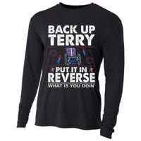 Back Up Terry Put It In Reverse Firework Funny 4th Of July Cooling Performance Long Sleeve Crew