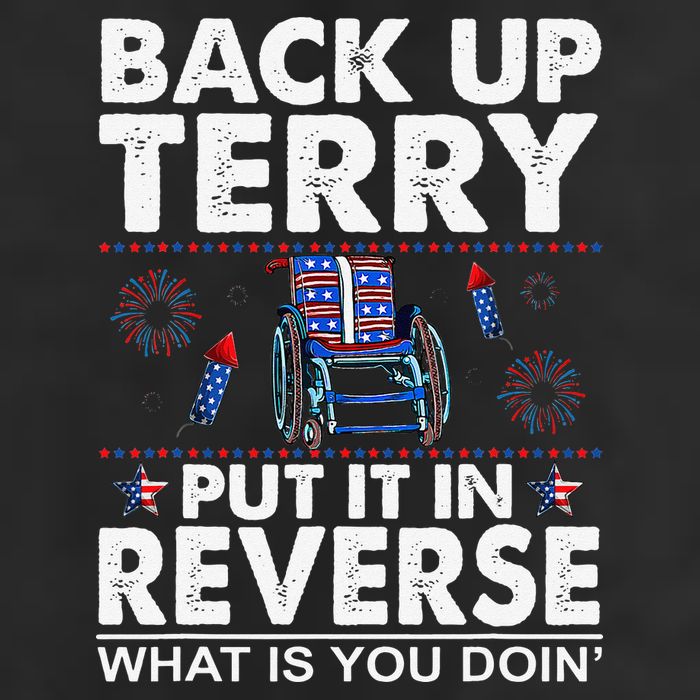 Back Up Terry Put It In Reverse Firework Funny 4th Of July 25L Jumbo Tote