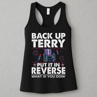 Back Up Terry Put It In Reverse Firework Funny 4th Of July Womens Tank Top