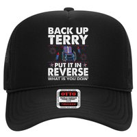 Back Up Terry Put It In Reverse Firework Funny 4th Of July Trucker Hat