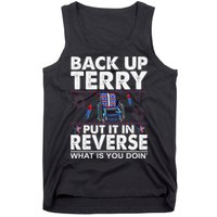 Back Up Terry Put It In Reverse Firework Funny 4th Of July Tank Top