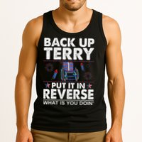 Back Up Terry Put It In Reverse Firework Funny 4th Of July Tank Top