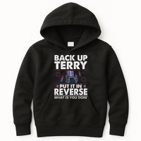 Back Up Terry Put It In Reverse Firework Funny 4th Of July Kids Hoodie