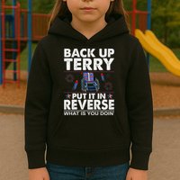 Back Up Terry Put It In Reverse Firework Funny 4th Of July Kids Hoodie