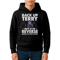 Back Up Terry Put It In Reverse Firework Funny 4th Of July Kids Hoodie