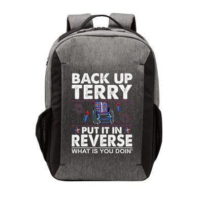 Back Up Terry Put It In Reverse Firework Funny 4th Of July Vector Backpack