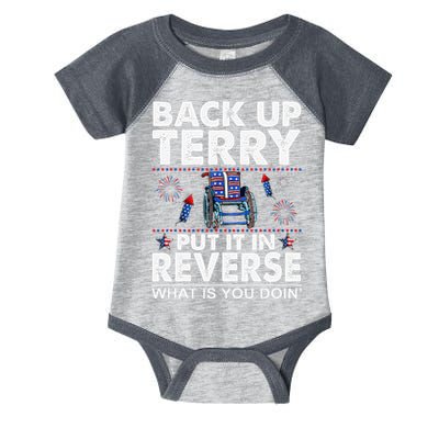 Back Up Terry Put It In Reverse Firework Funny 4th Of July Infant Baby Jersey Bodysuit