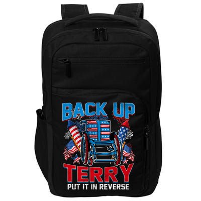 Back Up Terry Put It In Reverse Funny 4th Of July Fireworks Impact Tech Backpack