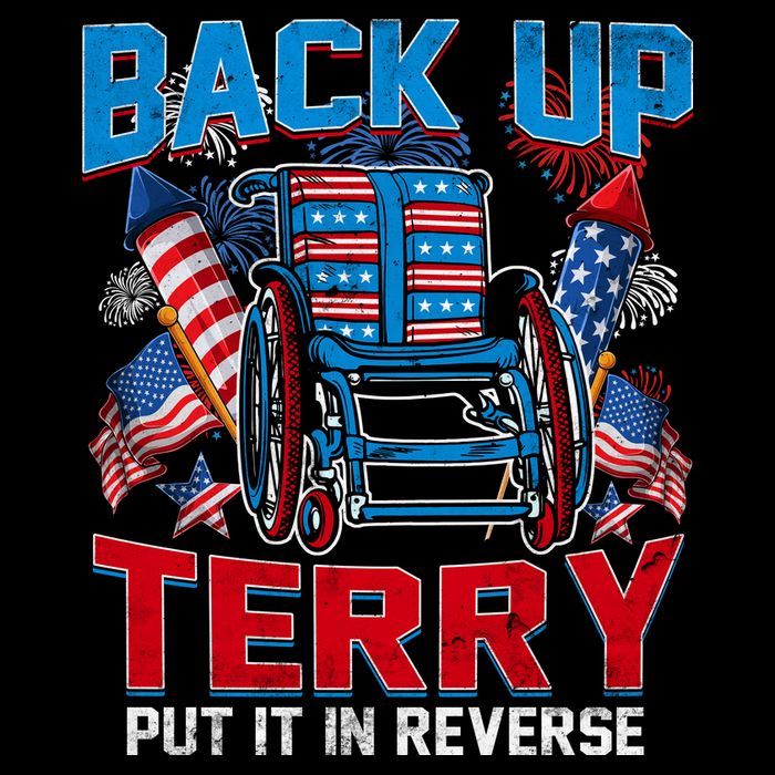 Back Up Terry Put It In Reverse Funny 4th Of July Fireworks Mug