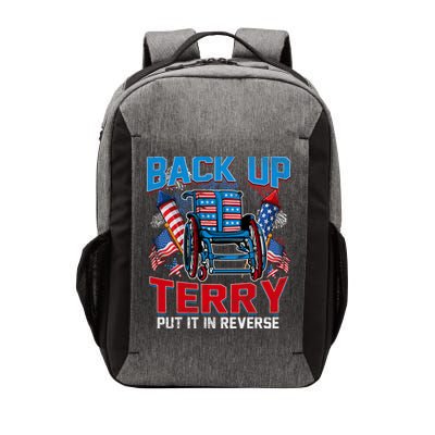 Back Up Terry Put It In Reverse Funny 4th Of July Fireworks Vector Backpack