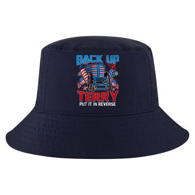 Back Up Terry Put It In Reverse Funny 4th Of July Fireworks Cool Comfort Performance Bucket Hat