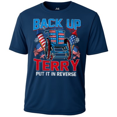 Back Up Terry Put It In Reverse Funny 4th Of July Fireworks Performance Shirt