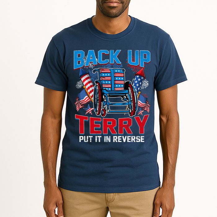 Back Up Terry Put It In Reverse Funny 4th Of July Fireworks Tall T-Shirt