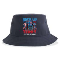 Back Up Terry Put It In Reverse Funny 4th Of July Fireworks Sustainable Bucket Hat