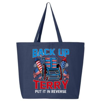 Back Up Terry Put It In Reverse Funny 4th Of July Fireworks 25L Jumbo Tote