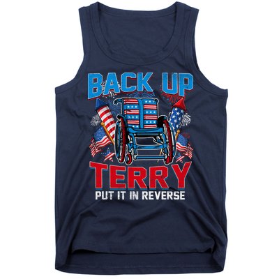 Back Up Terry Put It In Reverse Funny 4th Of July Fireworks Tank Top