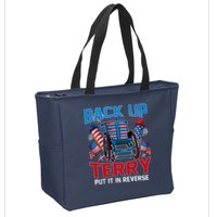 Back Up Terry Put It In Reverse Funny 4th Of July Fireworks Zip Tote Bag