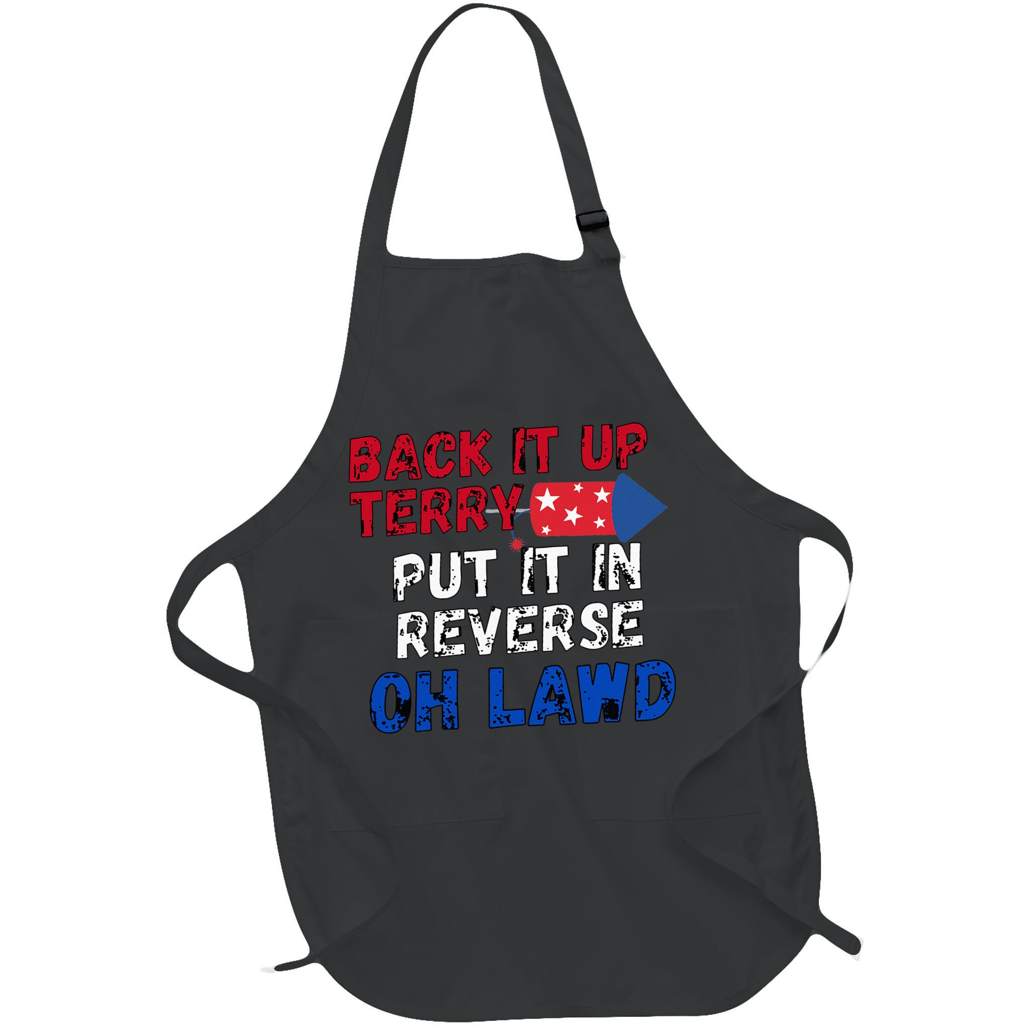 Back Up Terry 4th Of July For Men Apron