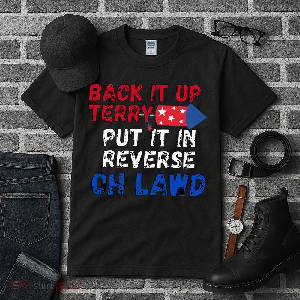 Back Up Terry 4th Of July For Men Tall T-Shirt